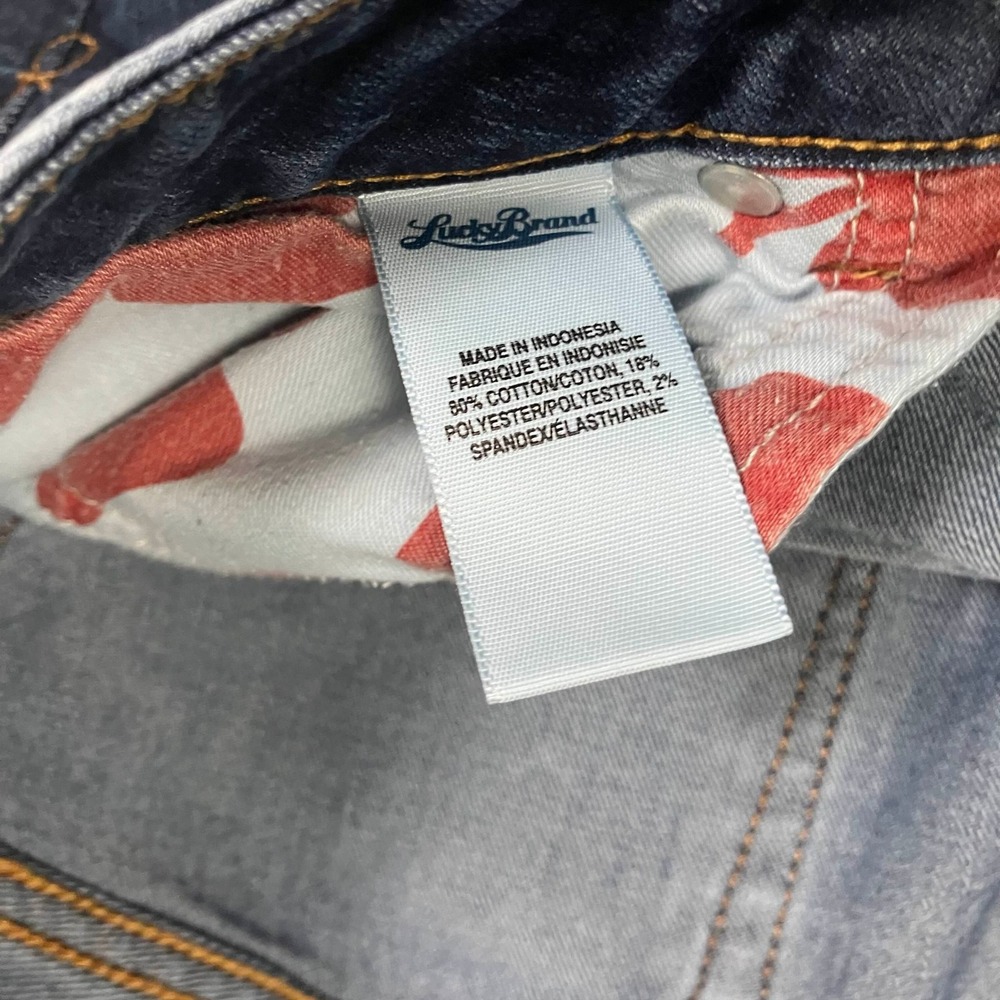 Lucky Brand Lola Straight Jeans Womens 10 30 Blue Denim Classic Fit - Picture 6 of 14